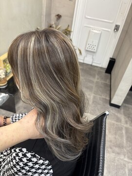 ファビ 渋谷(Fab) くびれヘア/暗めカラー/アプリコットオレンジ/縮毛矯正