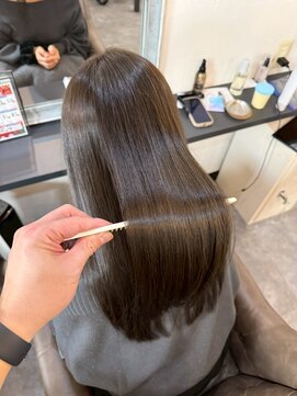 ベルポール(Bell port) 着物ヘア/大人ガーリー/ダークアッシュ/似合わせカット/芦屋駅