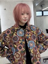 ローレン(Lolen.)&nbsp;ボブウルフ　淡めピンク