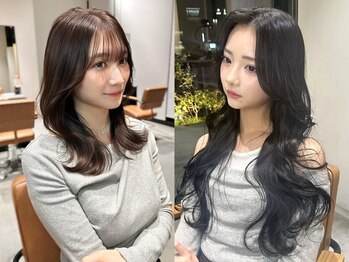 アリーズ(ALLYS)の写真/顔まわりカットで決まるミディアムロング!! 髪を伸ばし中の方でもまとまりやすいスタイルを叶えます★