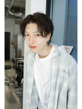 ロウ 銀座(RAW) ニュアンスパーマセンターパート