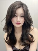 韓国ヘア/レイヤーカット/上品ウェーブ