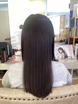 ウェーヴ アズシュガー 浜松佐藤店(wave as sugar) 艶髪ストレート×髪質改善ロング