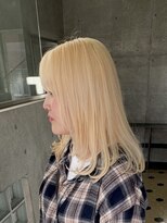 ヲタク(wotaku.) ブロンドカラー抜きっぱなしブロンドハイトーンカラーブリーチ