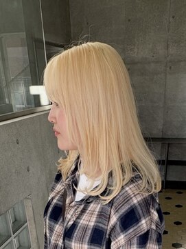 ヲタク(wotaku.) ブロンドカラー抜きっぱなしブロンドハイトーンカラーブリーチ