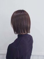 ジョルジュ サンク 戸田店(George Cinq) 切りっぱなしボブ×透明感カラー