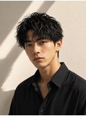 メンズパーマ スタイル ツイストパーマ フォーマル ビジネス 