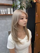 シールドヘアー 沖縄 新都心(C'LD Hair) ホワイトベージュ/那覇美容室/新都心美容室