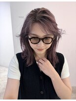 ナヌーク ダイカンヤマ(nanuk daikanyama) ブリーチカラーダブルカラーラベンダーベージュレイヤーベージュ