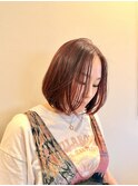 レッドハイライトボブ