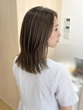 アエル 川西能勢口本店(aeru) 透明感グレージュミディ【阪急川西能勢口駅・JR川西池田駅】