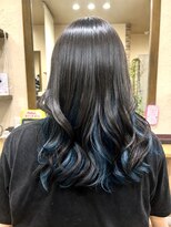 グランヘアー 大町店(GRANHAIR) ブルーインナーカラー