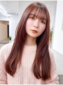 Say.ロングレイヤーダークブラウンアッシュ青山20代30代40代50代