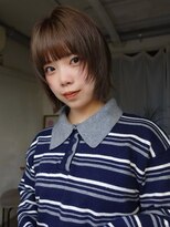 ネルケ 立川(nelke)&nbsp;外ハネショートボブ透明感ブラウンベージュ立川レイヤー