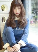 透明度のあるヘルシーカラーでつくる外国人風ウェーブ