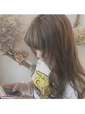 ふんわり×グレージュ