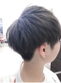 刈り上げマッシュミルクティーグレージュ