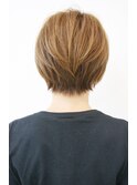 20代30代40代暗めカラーでも可愛いナチュラショートボブ