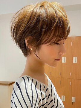 ビューイースト 亀戸 錦糸町(VIEW EAST) マッシュショートボブ/フェザーバング/カーキグレージュ