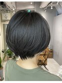 【秋髪】白髪染めハイライト×クラシカルボブ  ［大輪］