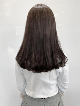 ヘアーアンドスパ フェリーチェ ミチ 野田屋町店(HAIR&SPA felice MICHI) 【佐藤夏美】くすみカラー