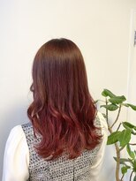 エシカル(ethical)&nbsp;ブリーチ毛 × レッド