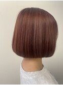 ペールピンクボブ