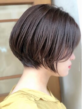 グラニュー(granew) 似合わせカットショコラベージュカールアースカラーベビーバング