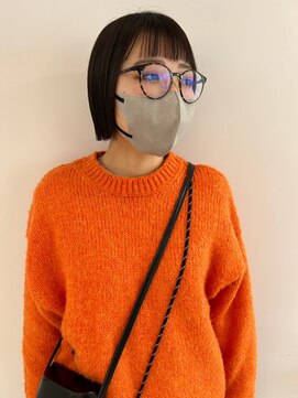 リィベ(Liibe) guest snap　#ミニボブ#ワイドバング#お洒落女子