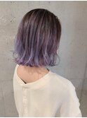 ラベンダー×オシャレボブ【大宮駅/髪質改善/イルミナカラー】