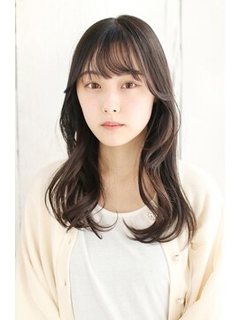 フォーハウス プラスエヌ(FOURHAUS +n) 20代30代40代透け感バングでエギョモリスタイル【草津】#792