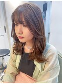 横浜★ミルクティーベージュの顔まわりレイヤー