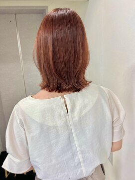 キラーナセンダイ(KiRANA SENDAI) 柔らかオレンジベージュ×外ハネボブ