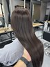 ＜大人気＞カット＋髪質改善縮毛矯正＋カラー＋グローバルミルボンTr20000円 