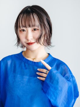 ビューティービースト 新宿店(beauty:beast) 外ハネ×インナーカラー×ボブ