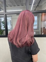 ニコ トウキョウ 渋谷(nico TOKYO)&nbsp;ピンクラベンダー/セミロング/レイヤーカット/顔まわりレイヤー