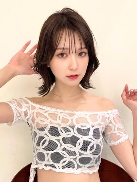 ネイロ バイ ジルブラン 葛西(NeiRo by JIL BLAN) ハイライト白髪ぼかしダブルカラーインナーカラーショートボブ