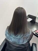 エゴ 池袋(EGO)&nbsp;エンドカラー/レイヤーカット/ペールブルー