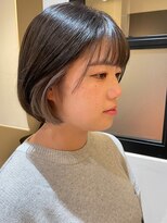 ウィーブス セタガヤ(weaves -SETAGAYA-) シルバーイヤリングカラー×小顔ネビージュ×デザインカラー