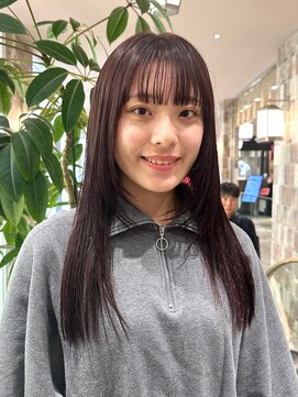 ピークアブー アヴェダ アトレ恵比寿(PEEK-A-BOO AVEDA) 顔まわりレイヤー／フェイスレイヤー／暖色系カラー