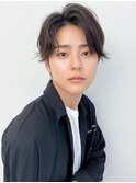 【ツーブロック刈り上げ黒髪短髪】アップバングショート