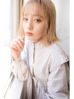 アミ 札幌大通(amie) 外ハネボブ☆ブリーチ×ダブルカラー韓国レイヤーボブ×札幌大通