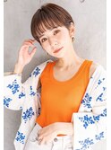 #メルティカラー似合わせカットウェーブミディアム