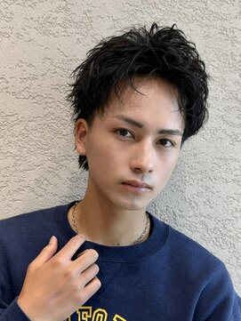 ロンド アンブル 四条烏丸(Lond ambre) 萱原大幹 アップバング/眉毛/短髪/メンズカット