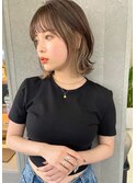 イメチェン外ハネボブ美髪ワイドバングレイヤーショート/小倉