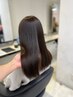 カット+ストレートパーマ＋ワンカラー+炭酸泉Spa【￥18700】