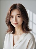 イメチェン/美髪/外ハネボブ/ワイドバング/髪質改善/縮毛矯正