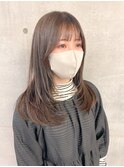 大人っぽワンカールレイヤー&顔周りカット　担当寺尾