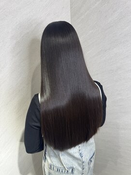 ミヨン 京橋店(miyon) 韓国レイヤーカット×暗髪カラー×髪質改善