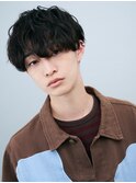 柔らかく動く毛束感ナチュラルパーマ×モテるラウンドマッシュ